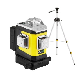 SET Nivelă Laser 3D Nivel System CLx3G, Verde, 3x360° + Trepied SJJ-M1 EX