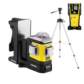 SET Nivelă Laser 3D Nivel System CLx3R MOTOR, Roșu, 3x360°, 30/70 m + Trepied SJJ-M1 EX + Senzor CLS-5