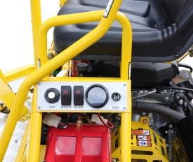Slefuitor elicopter dublu pentru beton, motor Honda GX690 - Img 3