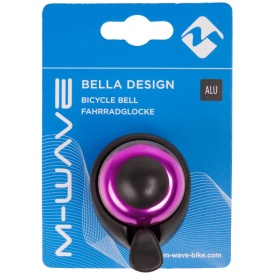 Sonerie bicicleta M-WAVE BELLA DESIGN Roz - Img 2
