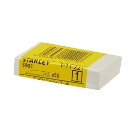Stanley 1-11-221, Set de 50 lame de precizie pentru cutit cu latimea de 9mm - Img 2
