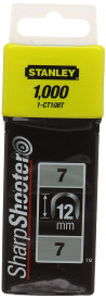 Stanley 1-CT108T Capse pentru cabluri – tip 7/CT100 12mm 1/2" - 1000 buc - Img 2