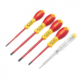 Stanley XTHT0-62693, set de 5 surubelnite izolate VDE PH, slim, blister - Img 2