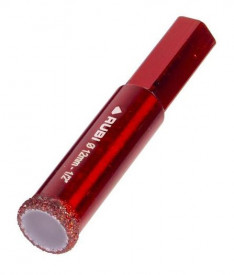 Carota diamantata pt. portelan, placi ceramice DryGres4Drill 12mm - RUBI-5927 - Img 1