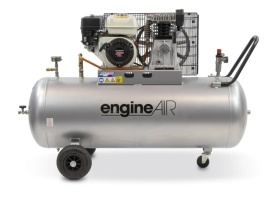 Compresor de aer cu piston, Abac motor Honda - 3.57 kW, 411 L/min, 10 bari - Rezervor 200 Litri - ABAC-engineAIR-5/200-10-Petrol - Img 2