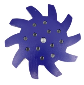 Disc stea cu segmenti diamantati pt. slefuire pardoseli - segment dur - Albastru - 250 mm - prindere 19mm - DXDY.8501.250.11.23 - Img 4