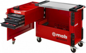 Dulap scule mobil extensibil MOBIUS COCKPIT 190 scule - Performanță și organizare