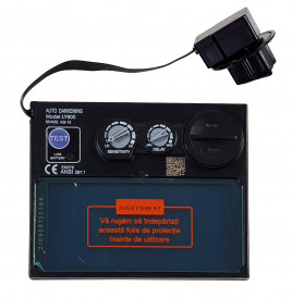 Ecran cu filtru optic si cristale lichide ProWELD pentru masca sudura automata LY-600A, Clasa 1112, 110x90mm - Img 3