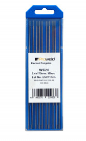 Electrozi tungsten gri, 2.4x175mm, 10buc ProWELD WC20 - Img 2