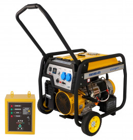 Generator de curent monofazat Stager FD 6500E+ATS, open-frame 5kW, benzina, automatizare - Img 4