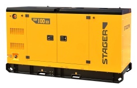 Generator insonorizat Stager YDY100S3, diesel, trifazat 90kVA, 130A, 1500rpm - Img 7