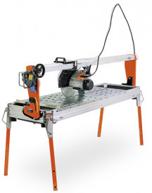Masina de taiat placi, materiale de constructii 150cm, 2.2kW, PRIME 150S cu laser si roti - Battipav-91501 - Img 2