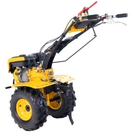 Motocultor 7CP, 2+1 trepte, 2+1 freze, benzina, roti ATV, 2 prize putere ProGARDEN Campo 873 Alpine - Img 3