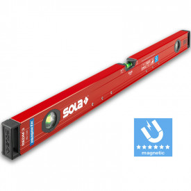 Nivela dinaluminiu, magnetica SOLA REDM 3, 80cm