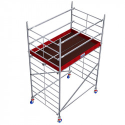 Schela din alumniu Protec XXL 1,2 x 2m, inaltime lucru 4,3m