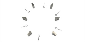 Set FHB PARTS-Spring-6pc + Pawls-6pcs ( B2 6-pawls) NOVATEC