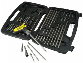 Stanley 0-96-222 Set de 43 chei FATMAX cu maner T cu clichet