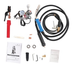 Stație sudură trifazată 500A ProWELD MIG 500Y pentru Oțel, Inox, Aluminiu, Fontă, MIG/MAG sinergic, TIG Lift, MMA + derulator extern, bobină 15kg, LCD dual - Img 4