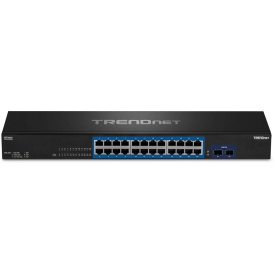 Switch 24 porturi Gigabit'2 porturi SFP+ 10G - TRENDnet TEG-30262 - Img 1