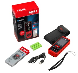 Telemetru cu laser roșu & Bluetooth/Camera - 80m, Sola METRON 80 BTC - Sola-71029101 - Img 4