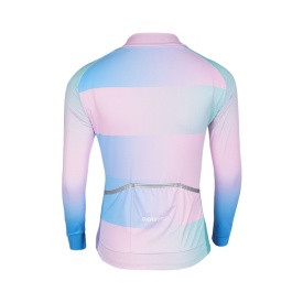Tricou Ciclism Lady DAREVIE Albastru/Roz XL - Img 2