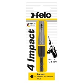 Adaptor portbit IMPACT, Felo, prindere E6.3, 95mm, Blister
