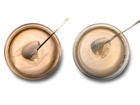 Adeziv / mastic epoxy solid colorat, pt. ceramica, piatra naturala si quartz - Tenax Fixtop part A+B, 1kg - Img 2