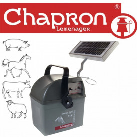 Aparat pentru gard electric cu panou solar MASTER 12.2 pentru animale domestice de 5W/1.9J CHAPRON