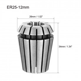 Bucsa elastica ER25, prindere 12.0 mm - Img 1