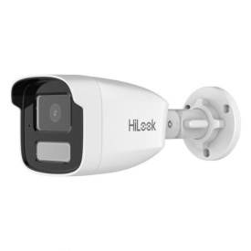 Camera IP Hikvision HiLook 4MP, lentila 4mm, iluminare duala 50m, microfon, PoE, IP67 - IPC-B440HA-LU(4mm) - Img 1