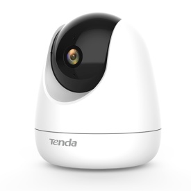 Camera supraveghere Mini PT WiFi IP 3MP IR 12m microfon difuzor card Tenda - TND-CP6 - Img 2