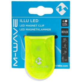 Clips Reflectorizant cu Magnet M-WAVE ILLU LED 4 Leduri - Img 2