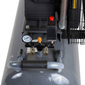 Compresor aer, 200L, 8bar, 600L/min, trifazat, angrenare curea Stager HMV0.6/200 - Img 4