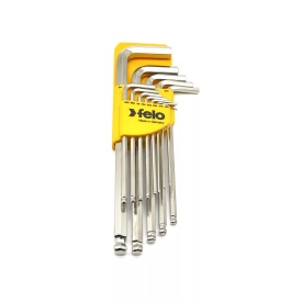 Felo 37513011, Set 13 chei L HEX, lungi, cap cu bila, INCH, HEX 0.050in-3/8in - Img 3