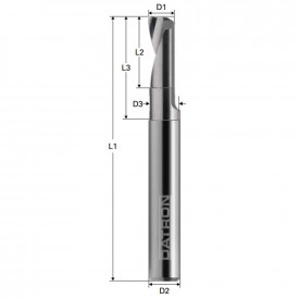 Freza cu 1 canelura, 4 in 1, Datron 0068803A, 3.0x6.0mm - Img 2