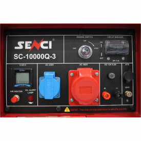 Generator de curent Senci SC10000Q-3, Putere max. 8 kW, 400 V, ATS&AVR, motor Diesel - Img 2