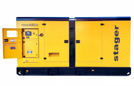 Generator insonorizat Stager YDSD440S3, diesel, trifazat 320kW, 577A, 1500rpm