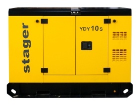 Generator insonorizat Stager YDY10S, diesel, monofazat 9kW, 37A, 1500rpm - Img 8