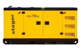 Generator insonorizat Stager YDY70S3, diesel, trifazat 62kVA, 89A, 1500rpm - Img 9