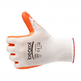 Manusi pentru lucru din poliester si latex, LATEX FLEX-XL, BEOROL - Img 3