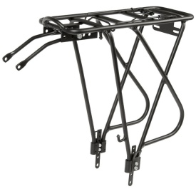 Portbagaj Aluminiu Spate M-WAVE TRAVELLER A II 24"-29" Negru