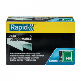Rapid 11915611, set de 5000 de capse din sarma plata No. 140, 14 mm - Img 2