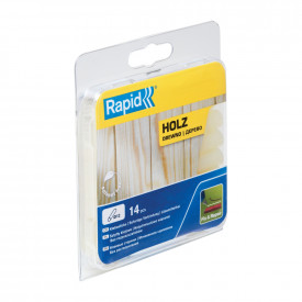 Rapid 40107947, set 14 rezerve de lipici, galbene, Ø12 x 94 mm - Img 2