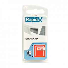 Rapid 40109562, set de 1060 de capse din sarma fina galvanizata No. 53, 10 mm - Img 4
