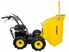 Roaba cu motor termic 6.5CP, 500kg, 6 roti Stager RMT500 - Img 2