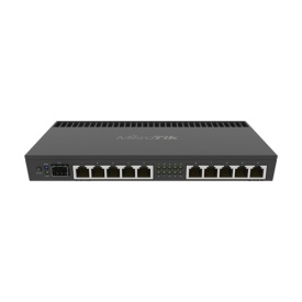 Router 10 x Gigabit, 1 x SFP+ 10Gbps, 1 x PoE, RouterOS L5, 1U - Mikrotik RB4011iGS+RM - Img 3