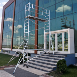 Schela mobila profesionala din aluminiu inaltime de lucru 8,3m ProTUBE S8