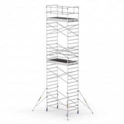 Schela mobila profesionala din aluminiu inaltime de lucru 9,8m ProTUBE L10, schela aluminiu