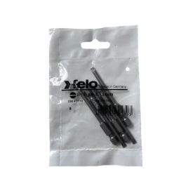 Set 5 biti Felo, seria Industrial profil Drept, E6.3, 4.0x0.8mm, 70mm