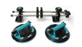Sistem de fixare si ajustare cu 2 ventuze cu vaccum, 200mm (detasabile) pt. placi ceramice - BIHUI-LFTSA8 - Img 2